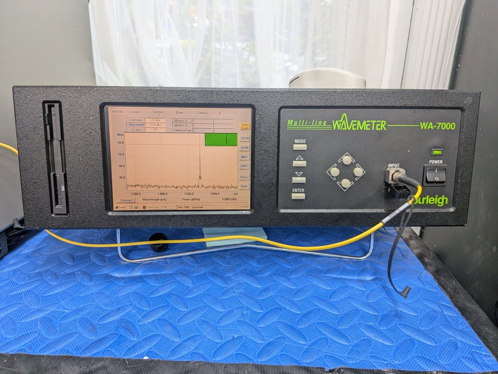 Burleigh WA-7000 Multiline Wavemeter & Power Meter - Calibrated Precision Wavelength Measurement